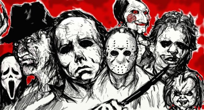 Horror Movie Villains Wallpaper